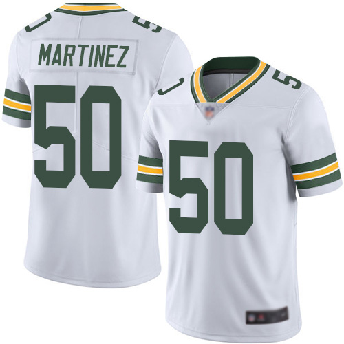 Green Bay Packers Limited White Men #50 Martinez Blake Road Jersey Nike NFL Vapor Untouchable->youth nfl jersey->Youth Jersey